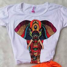 conjunto falda avertura y blusa - Negro - Ver 4