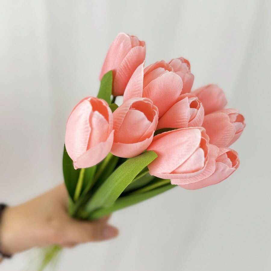 9 Bundles 12.2 Inches (About 31cm) Artificial Goldenrod Fake Flowers