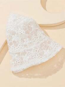 優雅的花卉刺繡漁夫帽，帶透氣防曬功能，非常適合春夏秋季的戶外旅行和海灘休閒攝影 - A - 查看 11