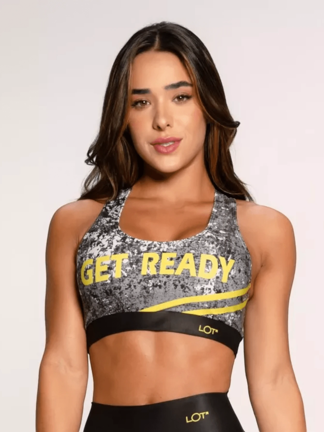 LOT FITNESS Women Sports Tees & Tanks - 灰色 - 查看 1