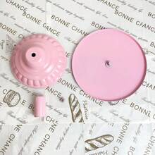 Pink 8 Inch 10 Inch 12 Inch Wrought Iron Cake Stand Dessert Tray Afternoon Tea Birthday Party Home Party Display Stand Fruit Plate Cake Stand Cake Decorations Cupcake Stand Cake Decor Cake Holder Wedding Decor Wedding Party Supplies Wedding Decorations Wedding Accessories Wedding Cake Stand