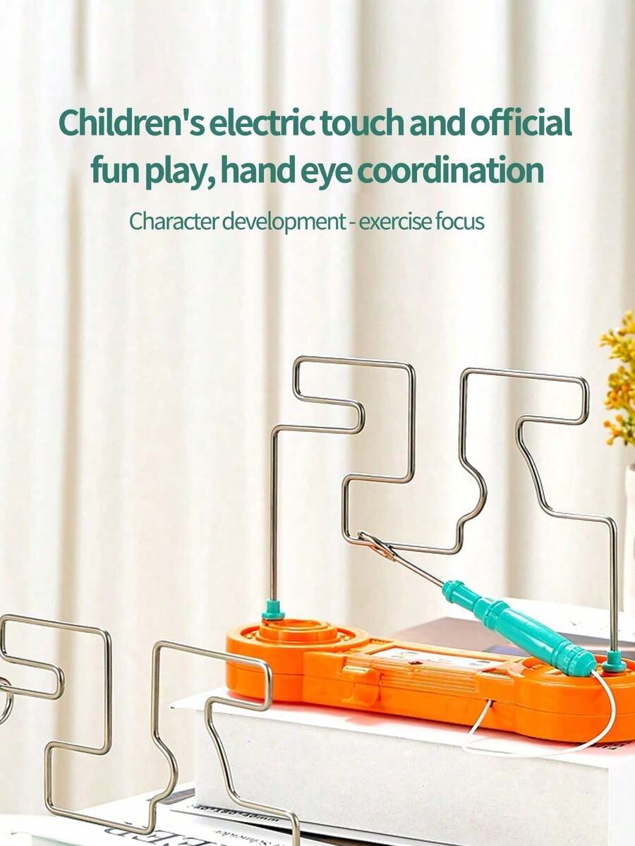 Electric Shock Maze Party Prank Tabletop Game, Shocking Brain Teaser