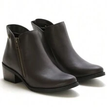 Women Pant Boots - Coffee Brown - View 2