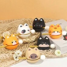 1 Máy Tính Nhỏ Bằng Gỗ Cá Giảm Căng Thẳng Để Bàn Trang Trí Để Kiểm Soát Cảm Xúc Và Thư Giãn, Đồ Chơi Phong Cách Phật Giáo - màu đen - Xem 7