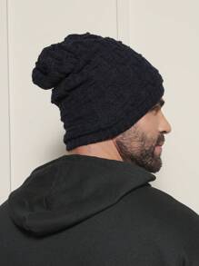Touca Gorro de Lã Forrada Masculino  Adulto Premium Vira Cachecol chachegol pescoço Masculino de frio Tricot echarpe Inverno gorro gola de inverno cachecois Masculino