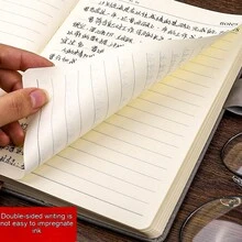 厚軟面精裝A5筆記本，360頁，適用於日記、賬本、商務筆記本、期刊、會議記錄本，適用於學生、辦公室職員、教師 - 特色:360頁/加厚紙不浸墨/筆插/書籤 - 查看 2