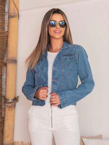 Women Jackets - Màu xanh lam - Xem 1
