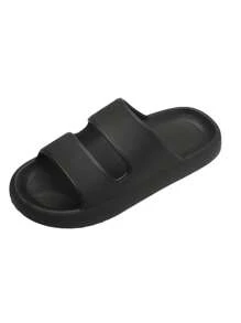 Herren Hausschuhe Neue Sommer rutschfeste lässig Outdoor männliche Hausschuhe Home Schuhe - Schwarz - Übersicht 2