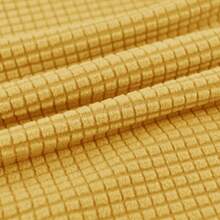 1pc Elastic Corn Velvet Sofa Cover For Small Single-Seat Sofa, Dustproof Sofa Slipcover - 06# Lemon Yellow - View 4