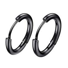 6 cái/bộ bông tai dạng vòng đơn giản - Vàng - Xem 5