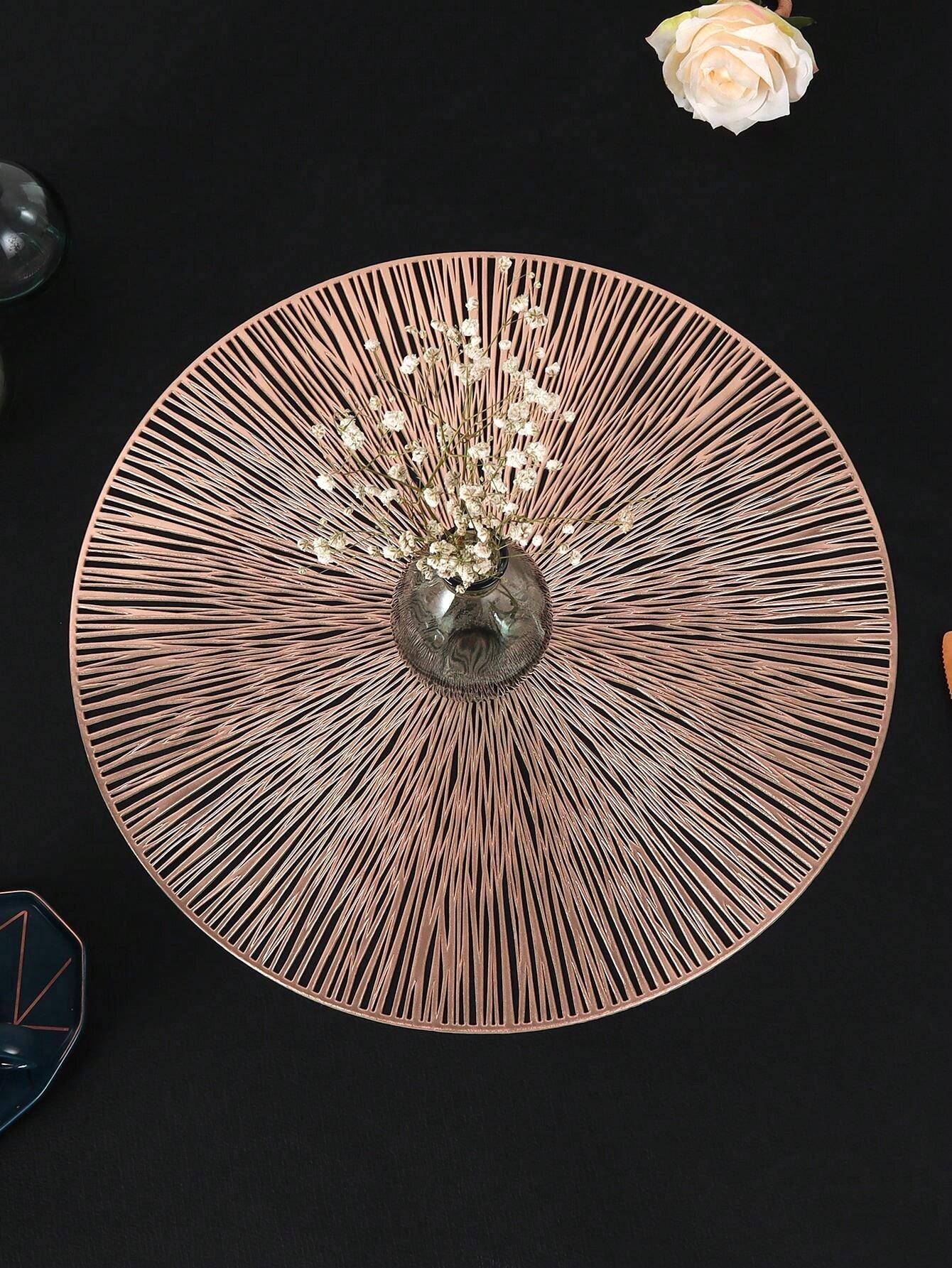 ULTECHNOVO Kürbis Tischsets 4 Stück - Hitzebeständige Platzsets Herbst