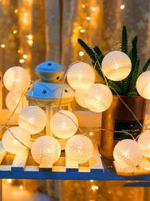 1pc 1.5m/3 Meters 10/20 LED Decorative String Lights, Indoor Bedroom Decor Ball Lights, Room Wall Decor LED String Lights, Baby Tent Decor Lights, Wedding Decor, Birthday Party Decor Lights, Outdoor Camping Tent Decor LED Ball Lights, Suitable For Christmas Tree Decor, Christmas Tabletop Decor Lights - Huang Guang - View 3