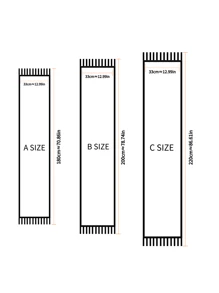 1pc Hollowed-Out Table Runner, Luxury Nordic Modern, Simple American Style Tablecloth Suitable For Living Room Home Rural Style Tablecloth For Coffee Table, Cupboard, Bed - Green - View 2