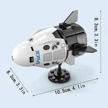 1入組太空火箭模型積木玩具太空船太空站建築積木玩具航空航天火箭發射中心小積木生日禮物聖誕萬聖節感恩節禮物 - Spacecraft - 查看 11