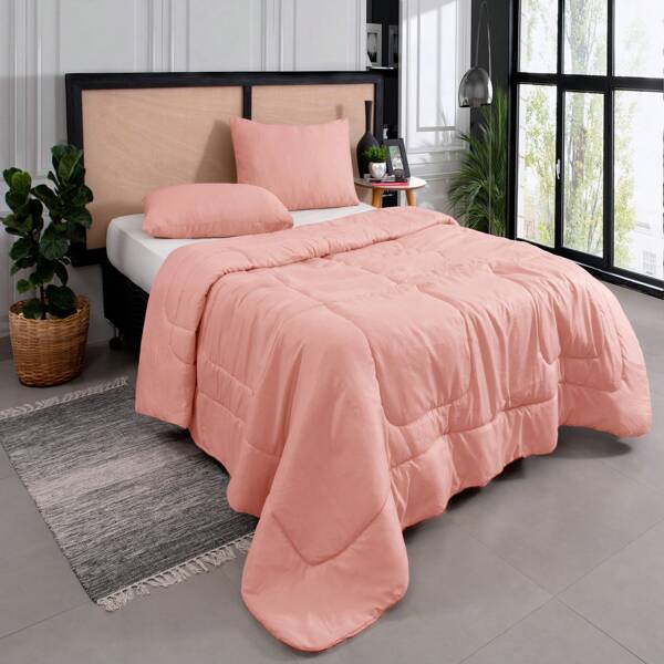 Mr Dias Kit Edredom Casal Queen Com 2 Fronhas De Brinde Margarida Cama Box