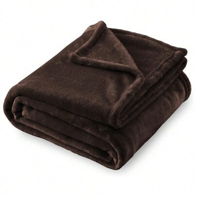 1pc Extra Soft Wool Blanket, Large Size, Non-Shedding & Pill-Resistant Plush Comfortable Lightweight Throw Blanket, Suitable For Bed, Sofa, Chair, All Seasons