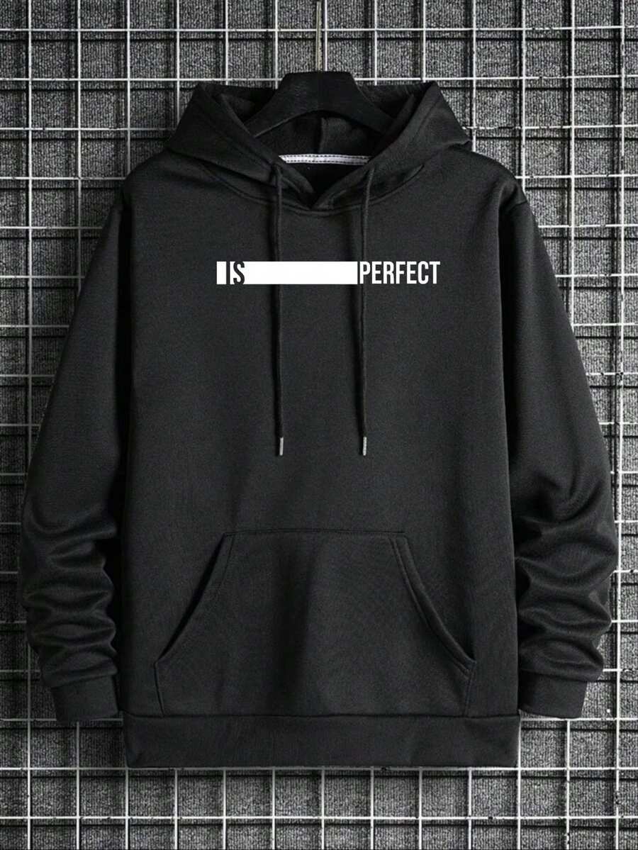 Men Hoodies - 黑色 - 查看 1