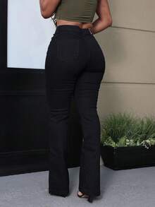 Women Jeans - 彩色 - 查看 4