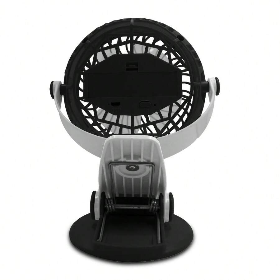 Playbox Electronics Ventilador Portátil De Clip - Con Batería Recargable y 360° Giratorio Ideal Para Oficina y Viajes PLAYBOX FS168 - Negro - Ver 1
