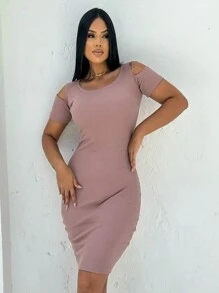 Women Dresses - Màu nâu Sô-cô-la - Xem 2