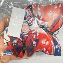 Butterfly Stickers - Red - View 3