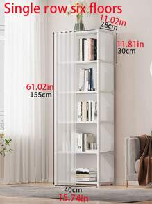 1 chiếc giá treo quần áo bằng vải không dệt & ống thép dễ lắp ráp, tủ quần áo lưu trữ di động cho phòng ngủ hoặc nhà cho thuê - trắng - Xem 10