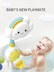 儿童电动淋浴喷头洗澡戏水玩具大象长颈鹿鳄鱼云朵各种可爱造型宝宝夏季浴室戏水玩具 - 戲水玩具 - 查看 11