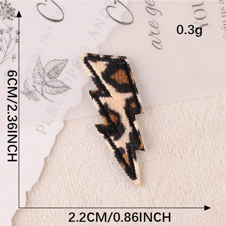 3入組縫製或熨燙貼片，3入組雷電熨燙貼布料，黑色刺繡牛仔布貼片，音樂樂隊背包貼片，衣服貼片 - 黑色 - 查看 9