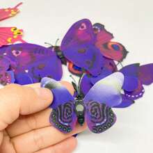 Butterfly Stickers - Violett - Übersicht 3