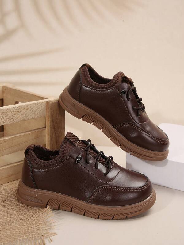 2024 Spring Autumn New Unisex Kids Casual Shoes With Elastic Lace-Up Closure, Fashion & Versatile