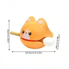 1 Máy Tính Nhỏ Bằng Gỗ Cá Giảm Căng Thẳng Để Bàn Trang Trí Để Kiểm Soát Cảm Xúc Và Thư Giãn, Đồ Chơi Phong Cách Phật Giáo - màu đen - Xem 2