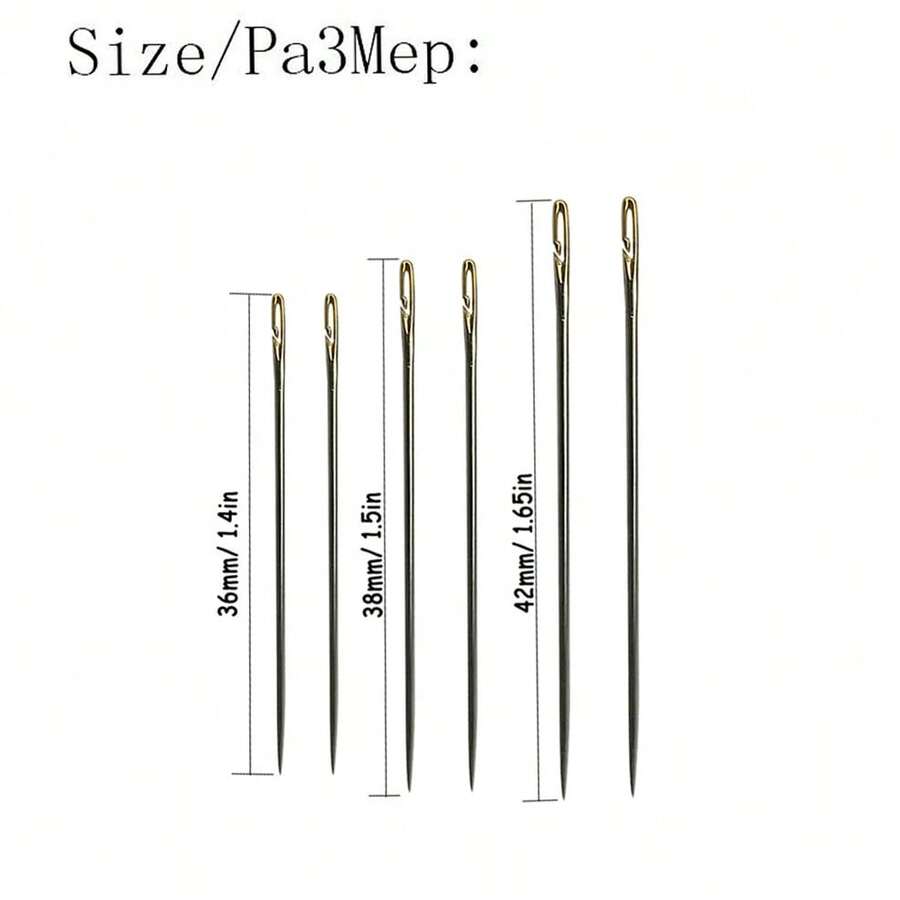 A Set Of LightColored Pear Wood Needle Storage Tube With Threader, Used For Sewing Without