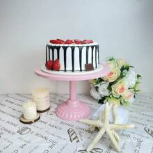 Pink 8 Inch 10 Inch 12 Inch Wrought Iron Cake Stand Dessert Tray Afternoon Tea Birthday Party Home Party Display Stand Fruit Plate Cake Stand Cake Decorations Cupcake Stand Cake Decor Cake Holder Wedding Decor Wedding Party Supplies Wedding Decorations Wedding Accessories Wedding Cake Stand