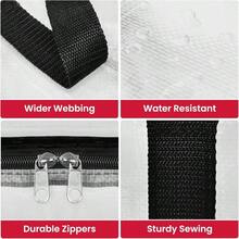 1 Túi lưu trữ di động trong suốt cực lớn hạng nặng có tay cầm chắc chắn và dây kéo bền, thay thế cho hộp di chuyển cần thiết cho việc di chuyển và lưu trữ. - Trong sáng - Xem 11