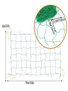9 Strands Plant Climbing Net Green Garden Trellis Net Cucumber And Vine Climbing Net Vine And Luffa Climbing Net - Green - View 2