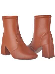 Munita Women Ankle Boots & Booties - 駝色 - 查看 3