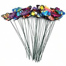 30 Chiếc Mô Phỏng Bướm/Ong/ Chuồn Chuồn Cọc Trang Trí Bướm Nhiều Màu Sắc Thích Hợp Cho Gia Đình, Chậu Trồng Cây, Sân Vườn Và Trang Trí Tiệc - 30 con bướm - Xem 5