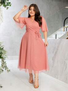 Women Dresses - 淺粉色 - 查看 3