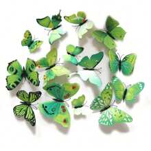 Butterfly Stickers - أخضر - مشاهدة 1