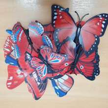 Butterfly Stickers - Red - View 2