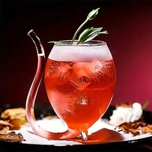 1pc, Vampire Glass With Built-In Straw - Perfect For Halloween Parties And Spooky Cocktails - Ideal For Bars, Pubs, Clubs, And Home Use - White - View 4