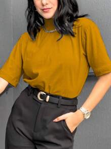 Women T-Shirts - Mostaza Amarilla - Ver 1