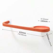 Không Khoan Giá Treo Khăn Cho Phòng Tắm Nhà Bếp Phong Cách Bắc Âu Sáng Tạo Treo Tường Nhà Tổ Chức Cho Dishcloth Và Khăn - trái cam - Xem 2