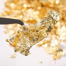 Bottled - Broken Gold Foil Copper Aluminum Foil Silver Foil Gold Foil Nail Art Decorative Painting Diy Crafts Decoration Nail Charms Nail Gems Nail Supplies