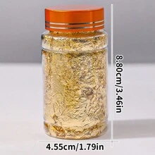 Bottled - Broken Gold Foil Copper Aluminum Foil Silver Foil Gold Foil Nail Art Decorative Painting Diy Crafts Decoration Nail Charms Nail Gems Nail Supplies