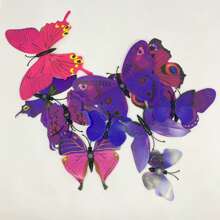 Butterfly Stickers - Violett - Übersicht 5