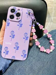 花朵卡通赛车直边精准孔手环彩绘兼容 15 Pro Max/ 13/14 Apple 11 软壳 P12 防摔 XS TPU 防摔软壳手机壳兼容 Galaxy S22/Galaxy A13 4G/Galaxy A52/A52s 5G 兼容小米 Redmi Note 11/ 11 Lite - 彩色 - 查看 1