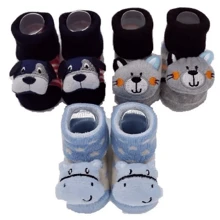 Kit Com 8 Pares De Meia Menino de Bichinho Personagens, quentinha para os pes do seu bebe Atacado