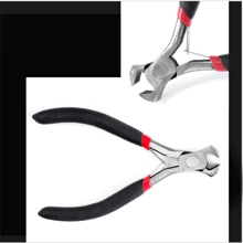1 à 4 pièces Ensemble d'outils de pince pour la fabrication de bijoux, comprenant des pinces à 6 étapes, des pinces de type S larges, des pinces à bec rond de 9 aiguilles, des pinces à bec coudé, des pinces à bec de canard, des pinces à bec rond, des pinces pour tenir les perles, des pinces à bijoux, des pinces coupantes, des pinces à bec coudé, des pinces à bec plat, des pinces à mâchoires en nylon, pour le DIY de bijoux, des pinces à bec demi-rond, un outil de bobinage de fil circulaire, un ensemble de 6 pièces de pinces artisanales (couleurs aléatoires)