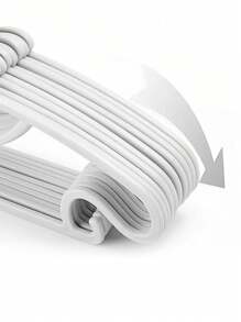 10pcs Children's Small Multi-Functional Clothes Hangers, Infant Baby Home Non-Slip Drying Hangers - White - View 8